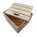 Ящик фанерный с деревянной крышкой с ручками