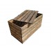 Ящик деревянный застаренный с крышкой