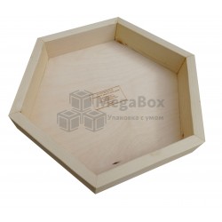 Ящик деревянный шестигранный